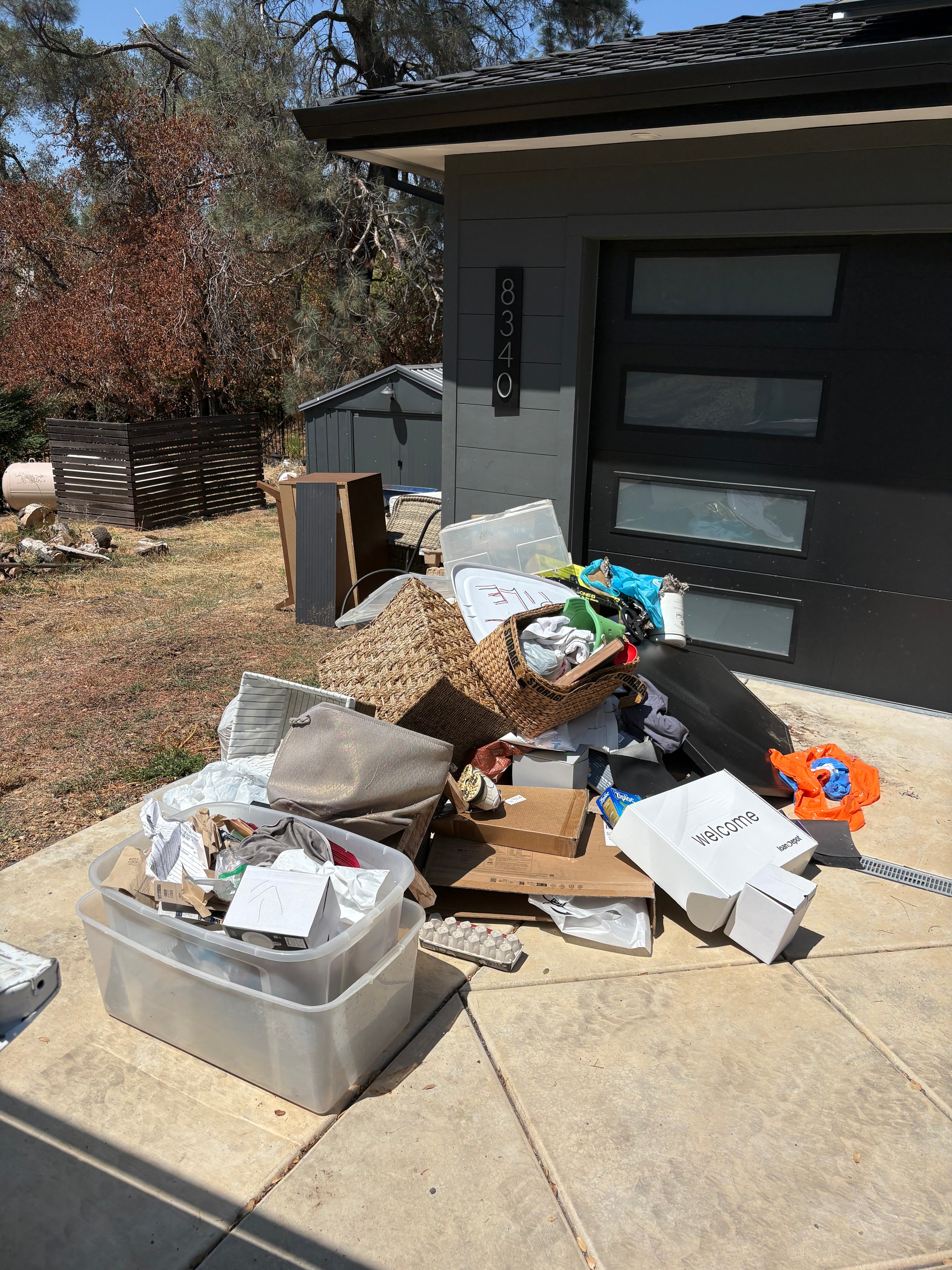Before clean-out job photo