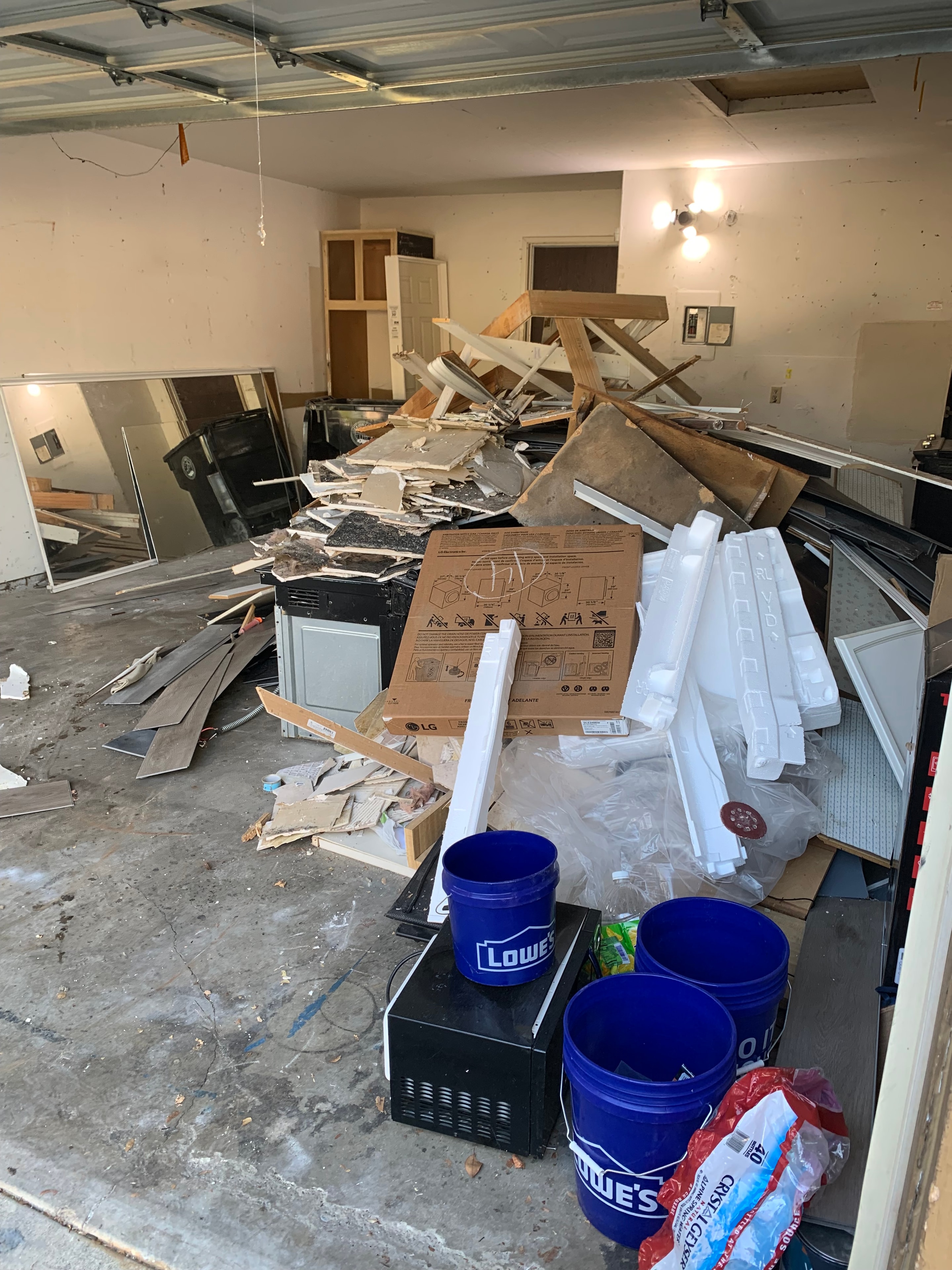 Before clean-out job photo
